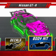 A ridiculously shiny Nissan GT-R in a screenshot from Cruis'n Blast.